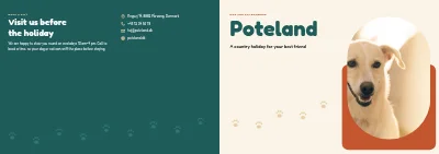 Cover of Brochure for a pet boarding kennel – 8 pages
