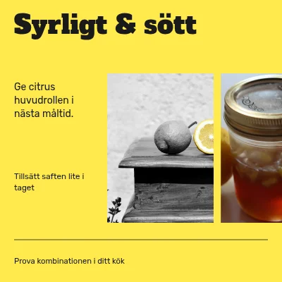 Skarpt & sött · receptmarknad