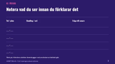 Sida 3 av Från intervju till insikt