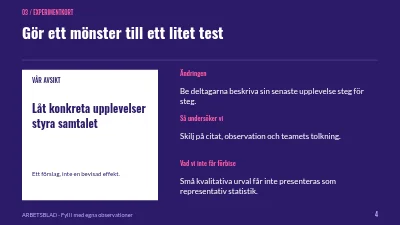 Sida 4 av Från intervju till insikt
