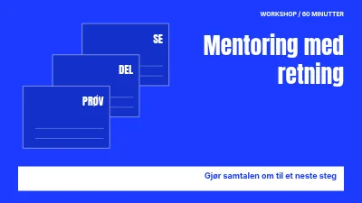 Side 1 av Mentoring med retning