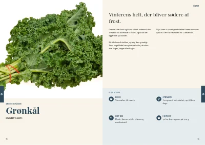 Side 72–73 af Kogebog for gårdbutik – 96 sider