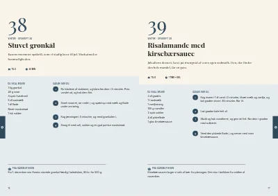 Side 76–77 af Kogebog for gårdbutik – 96 sider