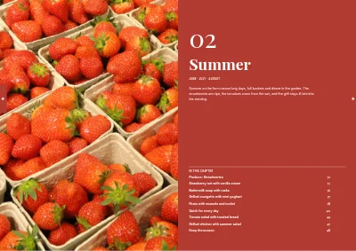 Pages 30–31 of Cookbook for a farm shop – 96 pages