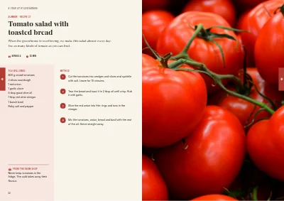 Pages 44–45 of Cookbook for a farm shop – 96 pages