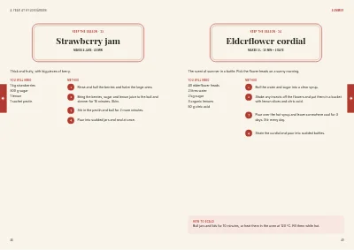 Pages 48–49 of Cookbook for a farm shop – 96 pages