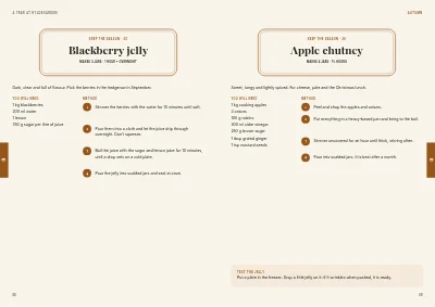 Pages 68–69 of Cookbook for a farm shop – 96 pages