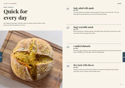 Pages 80–81 of Cookbook for a farm shop – 96 pages