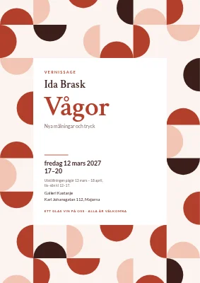 Vernissage — ett fält av halvmånar