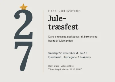 Juletræsfest — stor dato