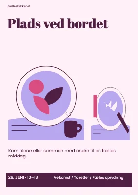 Plads ved bordet