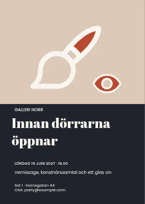 Innan dörrarna öppnas