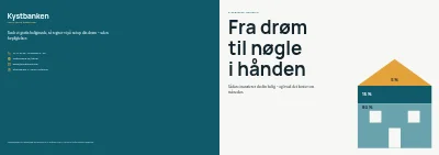 Omslag af Rådgivningsbrochure om boliglån for pengeinstitut – 8 sider