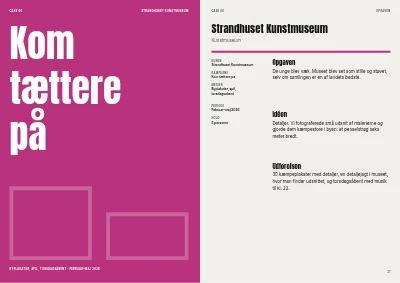 Side 26–27 af Casebog for reklamebureau – 32 sider
