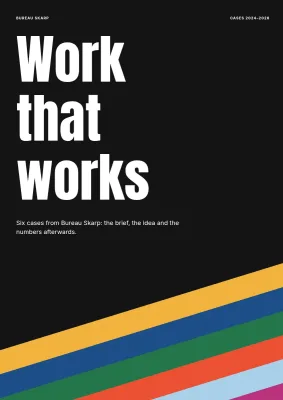 Case book for an advertising agency – 32 pages