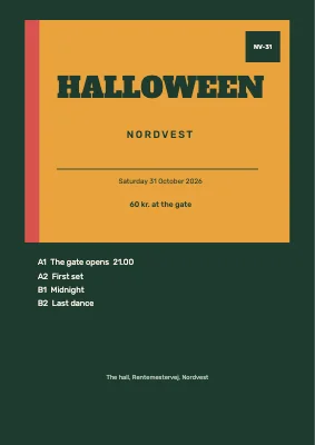Halloween party in Nordvest