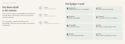 Side 2–3 af Brochure til psykologpraksis – 12 sider