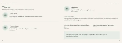 Side 6–7 af Brochure til psykologpraksis – 12 sider