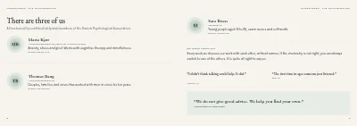 Pages 6–7 of Brochure for a psychology practice – 12 pages