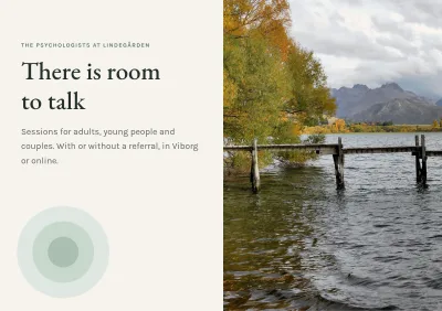 Brochure for a psychology practice – 12 pages
