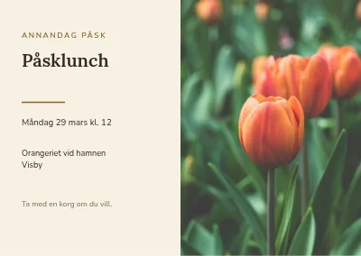 Påsklunch i Visby