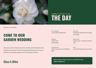 Page 2 of Garden wedding in big names