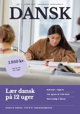 Danskkursus — magasinforside
