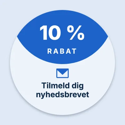Nyhedsbrev, 10 % rabat