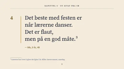 Side 6 av Årlig skolefest — en avhandling