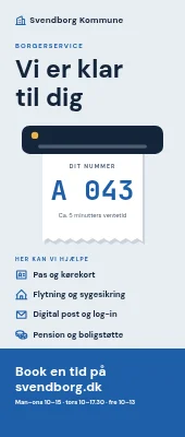 Roll-up til borgerservice — dit nummer