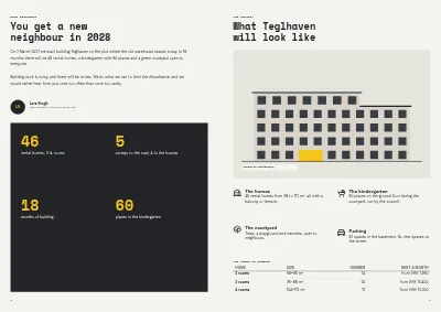 Pages 2–3 of Neighbour information about a building project – 8 pages