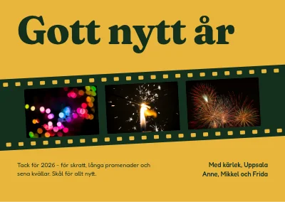 Nyårskort — filmremsa