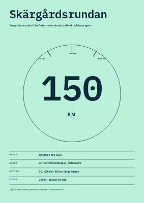 Motionslopp — 150 km i ringen