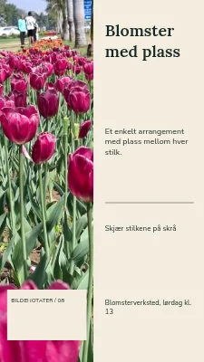 Blomster med luft · To kolonner
