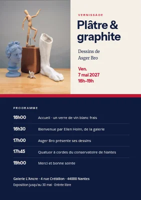 Vernissage privé avec programme