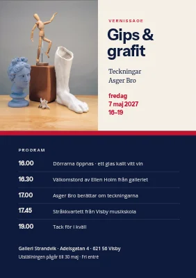 Vernissage med program