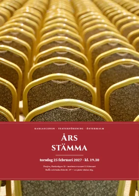 Teaterföreningens årsmöte