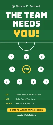 Football club roll-up — the team needs you