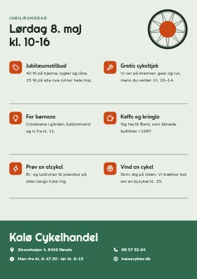 Side 2 af Jubilæum hos cykelhandleren ved Kalø
