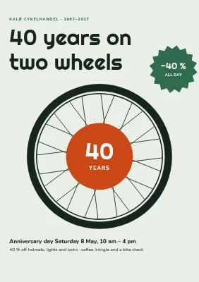 Bike shop anniversary at Kalø