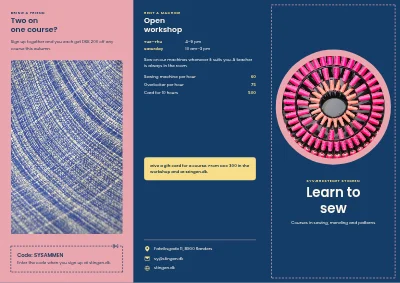 Sewing workshop textile courses