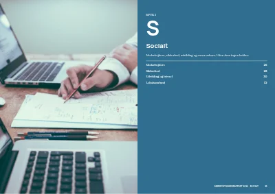 Side 24–25 af Bæredygtighedsrapport for produktionsvirksomhed – 48 sider