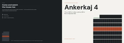 Cover of Project brochure for a new office building – 24 pages