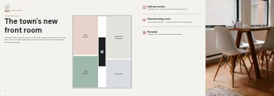 Pages 10–11 of Project brochure for a new office building – 24 pages
