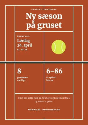 Tennisklub med åbent hus i Randers