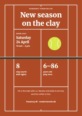 Tennis club open day in Randers