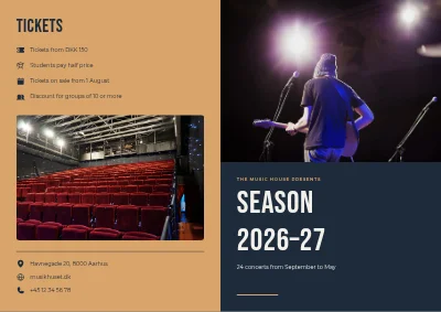 Music house season programme