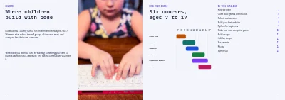 Pages 2–3 of Course catalogue for a coding school – 16 pages