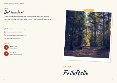 Side 12–13 af Årsskrift for efterskole – 64 sider