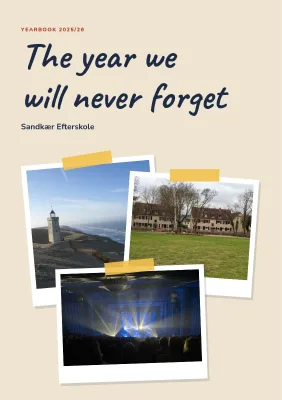 Yearbook for a boarding school – 64 pages